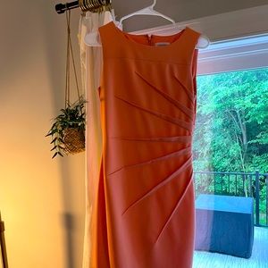 Calvin Klein Tangerine Dress
